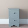 Solar Large 2 Drawer Bedside Cabinet