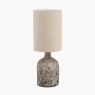 Palmino Brown Organic Glass Bottle Table Lamp