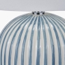 Cannes Blue & White Strip Ceramic Table Lamp