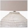 Signe Warm White Linear Textured Ceramic Table Lamp