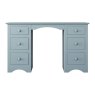 Solar Single Pedestal 6 Drawer Dressing Table