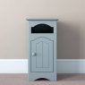 Solar Small 1 Door Open Shelf Bedside Cabinet