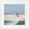 Beach Walk Small - Framed Print