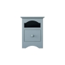 Solar Small 1 Drawer Open Shelf Bedside Chest