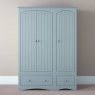 Solar Small Triple Wardrobe with 2 Drawers