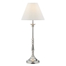 Dar Blenheim Table Lamp Polished Nickel