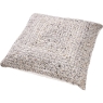 Indoor Outdoor Warm Grey Tweed Style Scatter Cushion