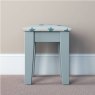 Solar Upholstered Bedroom Stool with Tapered Legs