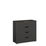 Lincoln 4 Drawer Chest Graphite