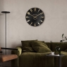 Thomas Kent 20" Mulberry Wall Clock Noir