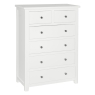 Hamilton 2+4 Drawer Bedside Chest White