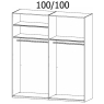 Montego 4 Door 3 Drawer Wardrobe Silk Grey