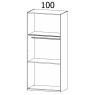 Montego 2 Door 3 Drawer Wardrobe Alpine White