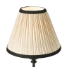 Judy TL Black CW Natural Pleated Shade