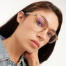 Andy Blue Light Reading Glasses Pink Quartz Gloss
