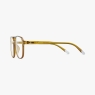 Brad Blue Light Reading Glasses Ecru Olive Glossy