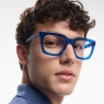 Max Blue Light Reading Glasses Electric Blue Glossy
