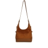 Alice Wheeler Fudge Suede Kensington Lrge Cross Body Bag