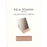 Alice Wheeler Pink Folding Travel Mirror