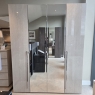 Havana 4 door Ivory Birch Wardrobe with Accessories (Ipswich)