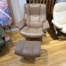 Stressless Mayfair Large Signature Chair and Stool (Ipswich)