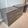 Havana Silver Birch 3 Drawer Unit with Vanity Extension (Ipswich)