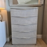 Havana Ivory Birch 5 Drawer Tallboy (Ipswich)
