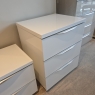 Havana White Gloss Chest of 3 Drawers (Ipswich)