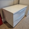 Havana White Gloss Large Bedside (Ipswich)
