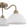 Laura Ashley Durford 3 Light Semi Flush Matt Antique Brass 