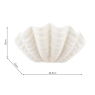 Laura Ashley Shell Wall Light White 