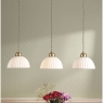 Laura Ashley Durford 3 Light Bar Pendant Matt Antique Brass