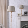 Laura Ashley Halton Table Lamp Gold Leaf 