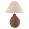 Laura Ashley Fernhill Small Table Lamp Walnut Stain