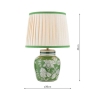 Laura Ashley Colwich Table Lamp Green