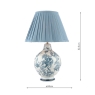 Laura Ashley Maltby Table Lamp Blue