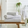 Deyongs Malmo Stripe Towel White & Grey