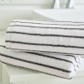 Deyongs Malmo Stripe Towel White & Grey