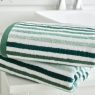 Deyongs Bliss Linear Stripe Towel Green