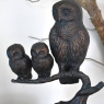 Owl Family - Garden Sculpture