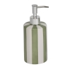 Showerdrape Pier Green Stripe Liquid Soap Dispenser
