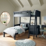 Arven High Sleeper With Single Bed & 3 Drawer Chest Blue