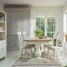 Burnley Upholstered X Back Dining Chair