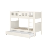 Stompa Arven Detachable Bunk Bed + Open Trundle White CUT OUT