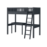 Arven High Sleeper + Desk Blue CUT OUT