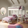 Arven High Sleeper + Single Bed White