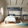Arven High Sleeper & Single Bed Blue