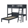 Arven High Sleeper + Single Bed Blue CUT OUT