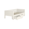 Arven Junior Bed + 2 Drawers White CUT OUT