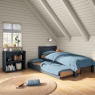 Arven Single Bed & Open Trundle Blue